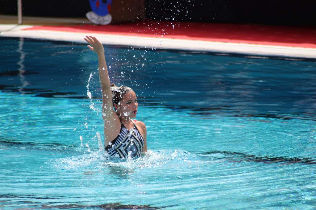 Entraînement natation artistique